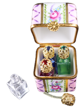 Load image into Gallery viewer, SKU# 7658 - Large Rectangle With 4 Perfume Bottles
