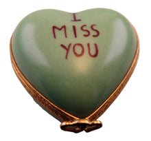 Load image into Gallery viewer, SKU# 7793 - Heart *I Miss You* Green
