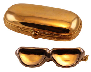 SKU# 7812 - Gold Sunglasses In Case