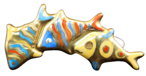 SKU# 8936 - 3 Fish Brooch