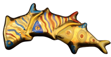 Load image into Gallery viewer, SKU# 8936 - 3 Fish Brooch
