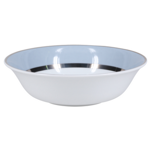 SKU# A180-SEV20828 - Tazón hondo para cereales o sopa Mak Grey Platinum - Forma Recamier - Tamaño: 7"