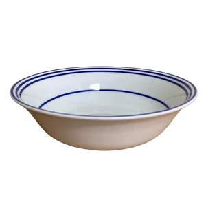 SKU# A180-SEV20830 - Latitudes Bleu Tiefe Suppen-/Müslischüssel - Form Sevres - Größe: 7"