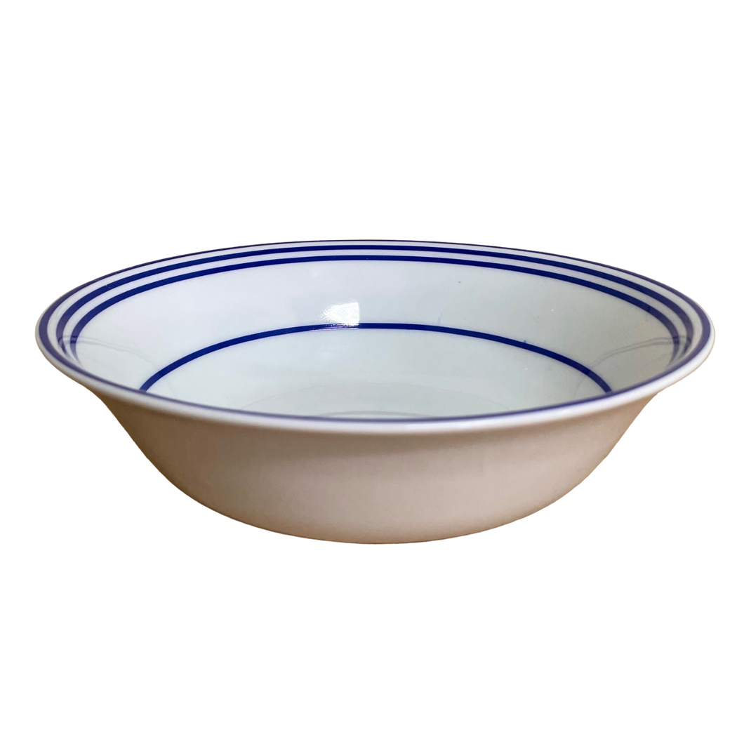 SKU# A180-SEV20830 - Latitudes Bleu Tiefe Suppen-/Müslischüssel - Form Sevres - Größe: 7