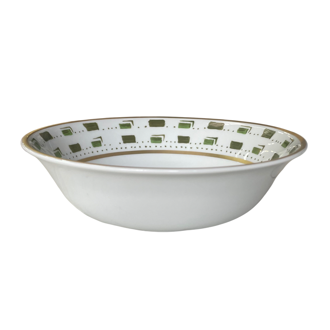 SKU# A190-REC20663 - La Bocca (Green) Soup/Cereal Bowl - Shape Recamier - Size: 7.5