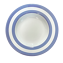 Load image into Gallery viewer, SKU# A235-REC20834 - Latitudes Bleu Rim Soup Plate - Shape Recamier - Size: 9&quot;
