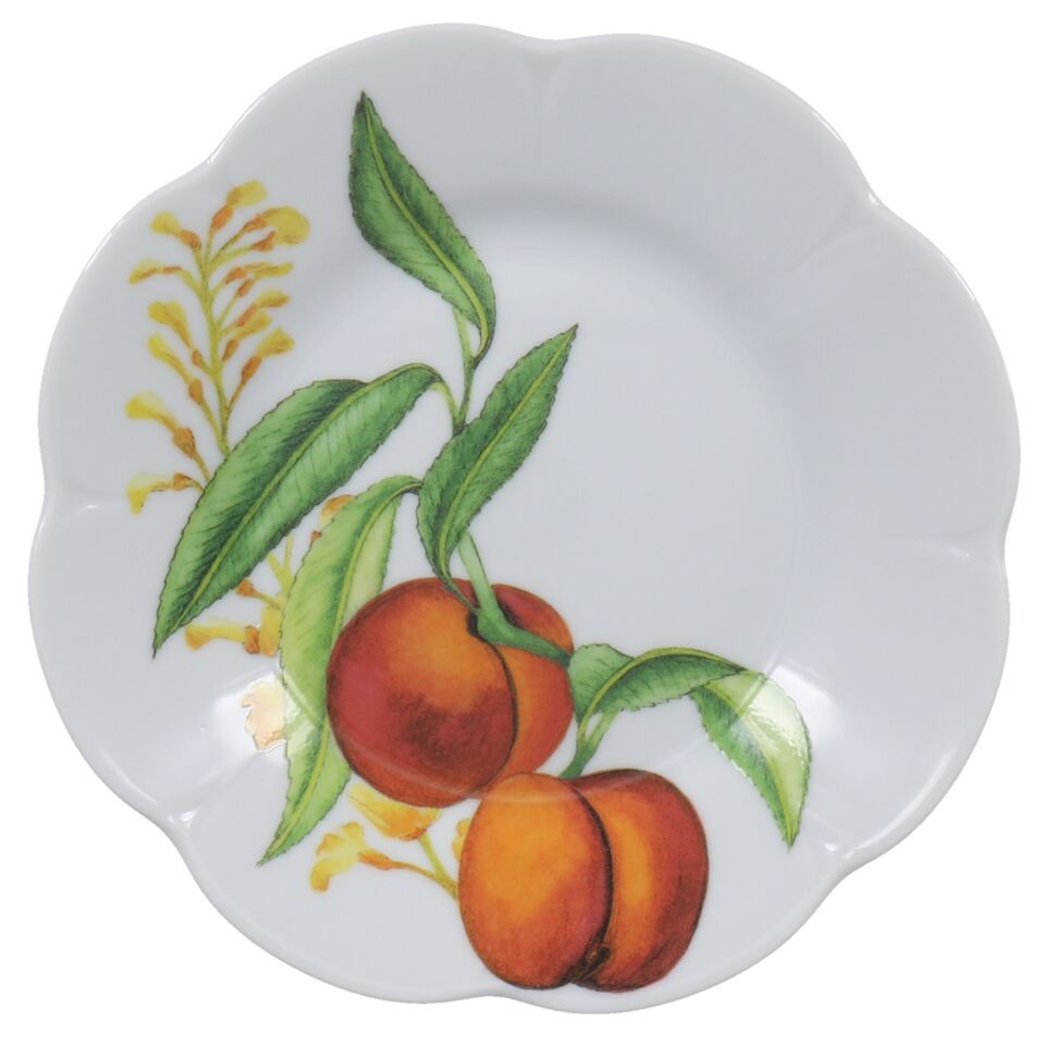 SKU# B160-NYM20451 - Plato para pan y mantequilla Fruits d'Eté - Forma Nymphea - Tamaño: 6,25