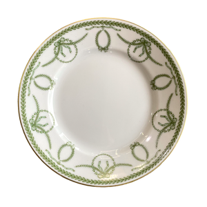 SKU# B160-REC10408 - Cheverny Green Bread & Butter Plate - Shape Recamier - Size: 6.25"