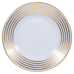 SKU# B160-REC20574 - Lattitudes Gold Bread & Butter Plate - Shape Recamier - Size: 6.25"