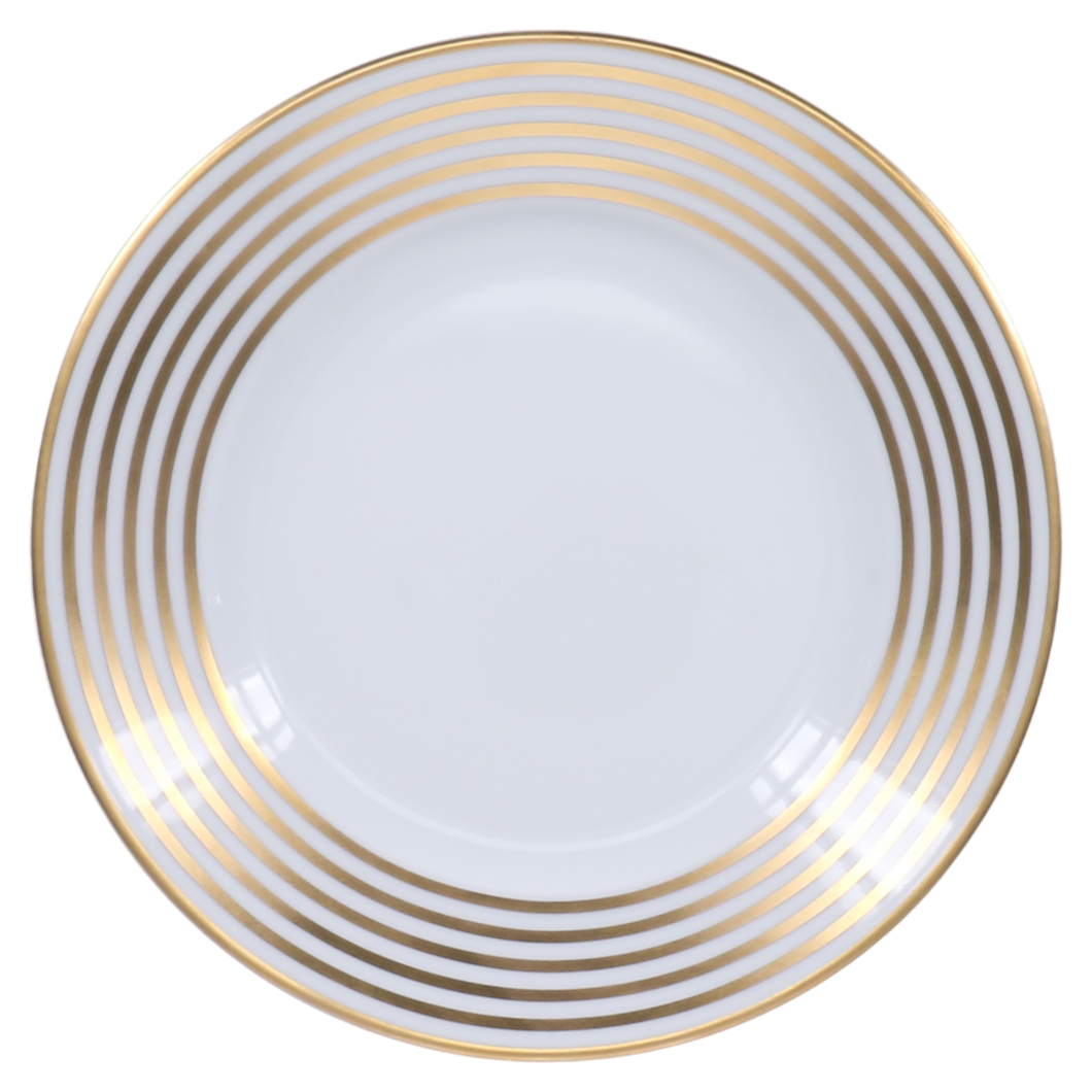 SKU# B160-REC20574 - Lattitudes Gold Bread & Butter Plate - Shape Recamier - Size: 6.25