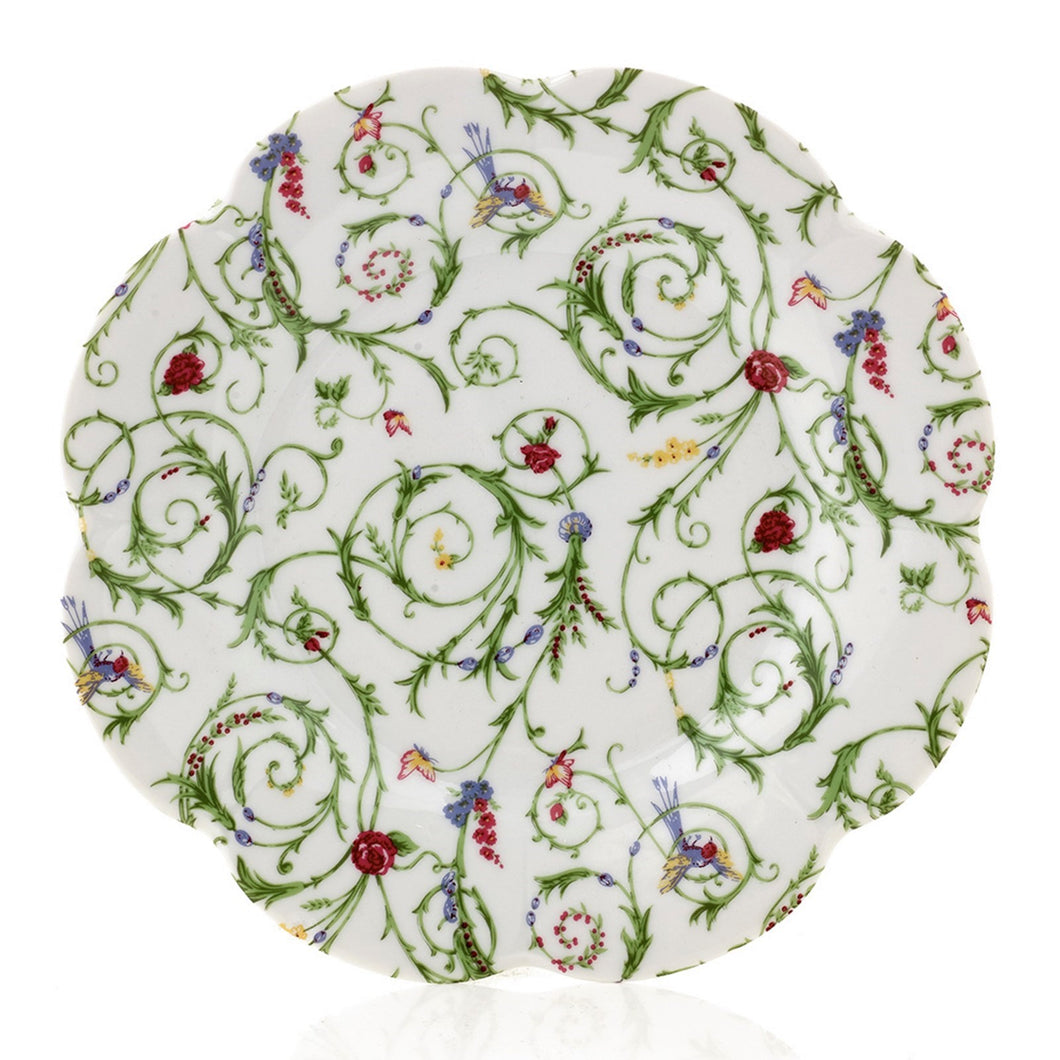 SKU# B220-NYM20450 - Colibri Dessert Plate - Shape Nymphea - Size: 8.5