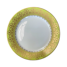 Load image into Gallery viewer, SKU# B220-REC20650 - Oasis Green Dessert Plate - Shape Recamier - Size: 8.5&quot;
