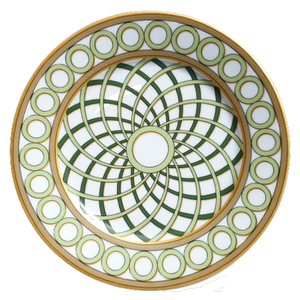SKU# B220-REC20819 - Plato de postre Jardin Francais - Forma Recamier - Tamaño: 8,5"