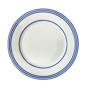 SKU# B220-REC20834 - Latitudes Bleu Dessert Plate - Shape Recamier - Size: 8.5"