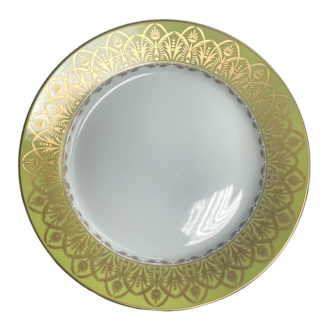 SKU# B265-REC20650 - Oasis Green Dinner Plate - Shape Recamier - Size: 10.5