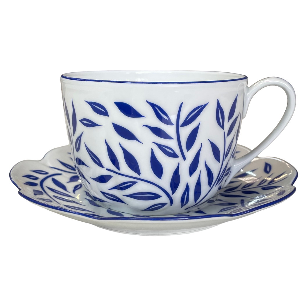 SKU# R400-NYM20826 - Olivier Blue Frühstückstasse - Form Nymphea - Größe: 10oz