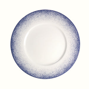SKU# B320-REC20830 - Blue Fire Presentation Plate - Shape Recamier - Size: 12.6"