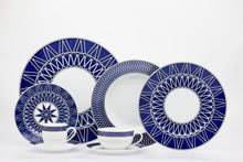 Load image into Gallery viewer, SKU# L600-REC20797 - Blue Star Open Vegetable - Shape Recamier - Size: 9.5&quot;
