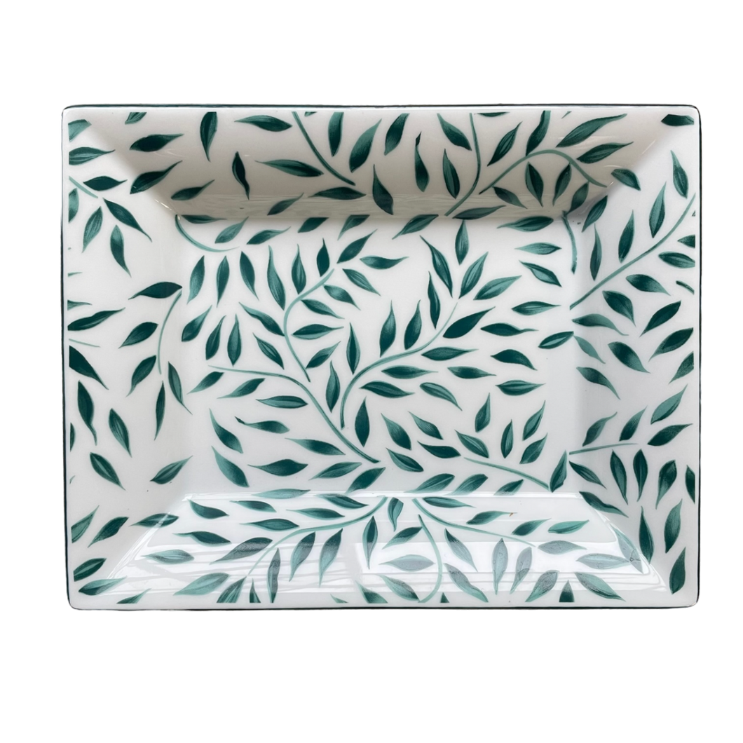 SKU# C221-DIV12010V - Olivier Green (Filet Green) Vide Poche - Shape Deco - Size: 6.3