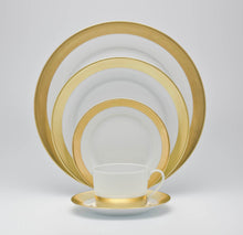 Load image into Gallery viewer, SKU# T200-REC20740 - Danielle Gold	 Tea Saucer - Shape Recamier
