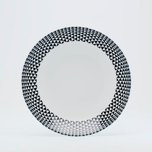 SKU# A190-REC20748 - Diamonds Black Soup/Cereal Bowl - Shape Recamier
