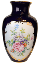 Load image into Gallery viewer, SKU# 4549 Medium vase Nevers Cobalt Blue
