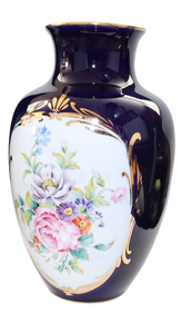SKU# 4549 Medium vase Nevers Cobalt Blue