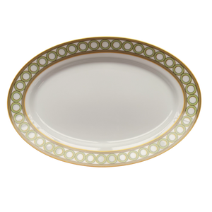SKU# L414-REC20819 - Jardin Francais Oval Platter - Shape Recamier