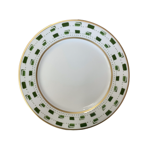 SKU# B220-REC20663 - La Bocca (Green) Dessert Plate - Shape Recamier - Size: 8.5" -