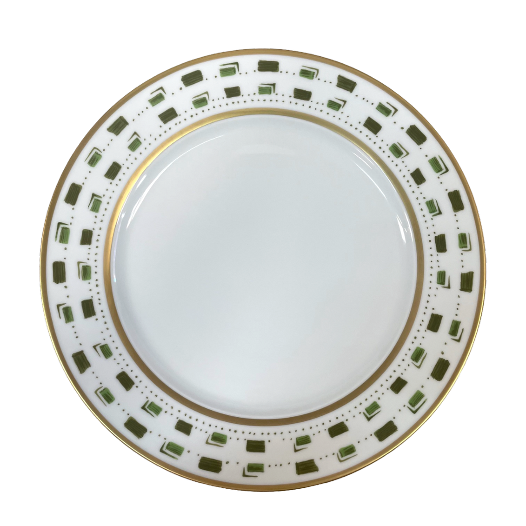 SKU# B275-REC20663 - La Bocca (Grün) Essteller - Form Recamiere - Größe: 10,75