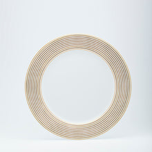 Lade das Bild in den Galerie-Viewer, SKU# B300-REC20574 - Lattitudes Gold Präsentationsteller - Form Recamiere - Größe: 11,8&quot;
