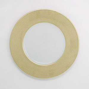 SKU# B320-REC20574 - Lattitudes Gold Präsentationsteller groß - Form Recamiere - Größe: 12,6"