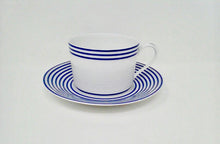 Load image into Gallery viewer, SKU# T200-REC20834 - Latitudes Bleu Tea Saucer - Shape Recamier
