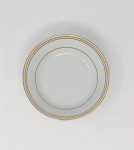SKU# B220-REC20574 - Lattitudes Gold Dessertteller - Form Recamiere - Größe: 8,5"
