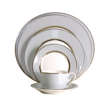 Cargar imagen en el visor de la galería, SKU# R300-REC20828 - Taza de té Mak Grey Platinum - Forma Recamier - Tamaño: 6,75 oz
