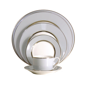 SKU# R300-REC20828 - Taza de té Mak Grey Platinum - Forma Recamier - Tamaño: 6,75 oz