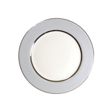 Cargar imagen en el visor de la galería, SKU# B220-REC20828 - Plato de postre Mak Grey Platinum - Forma Recamier - Tamaño: 8,5&quot;
