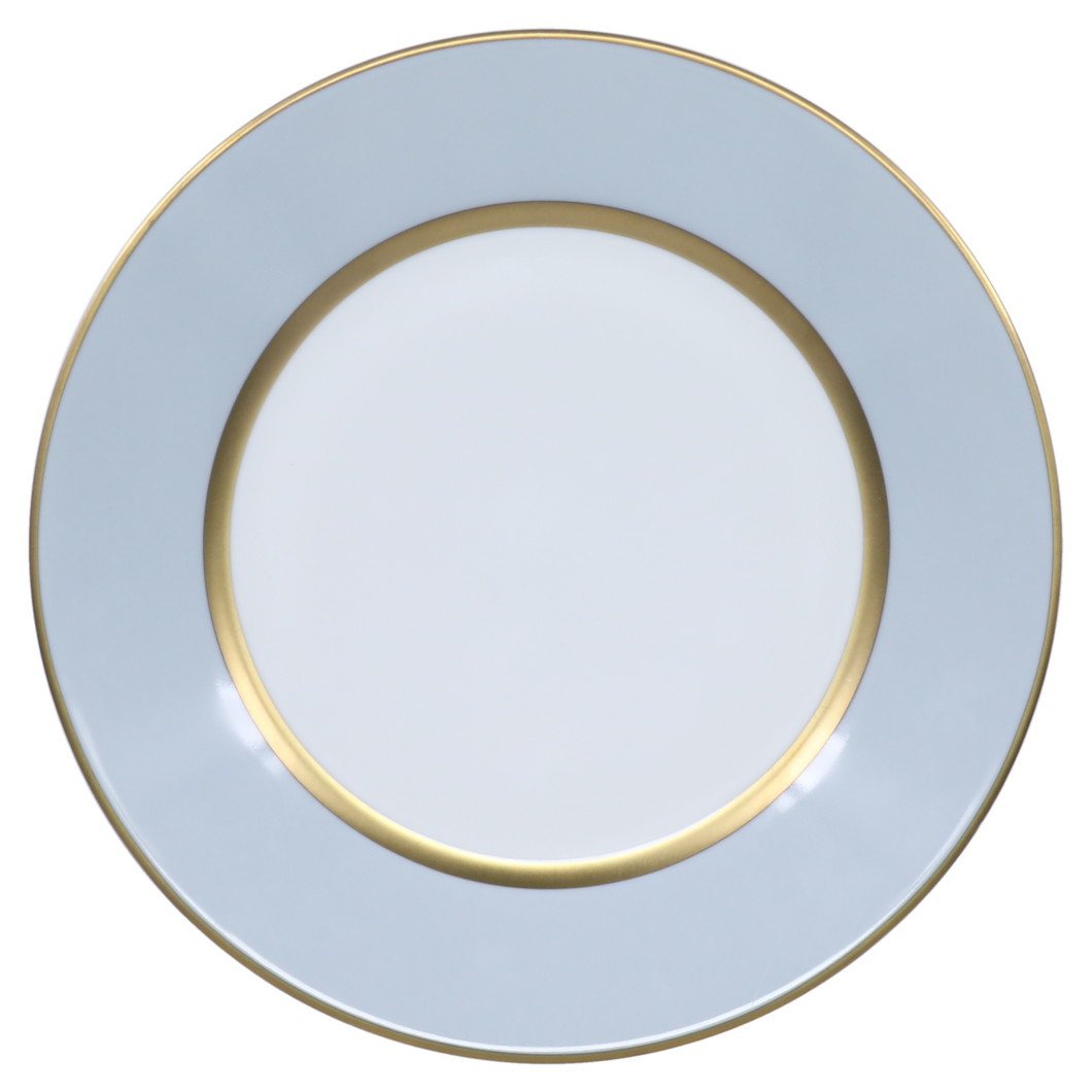 SKU# B220-REC20829 - Mak Graugold Dessertteller - Form Recamiere - Größe: 8,5