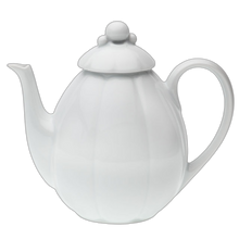 Load image into Gallery viewer, SKU# D115-NYM00001 - Nymphea White Coffeepot - Shape Nymphea - Size: 30oz -
