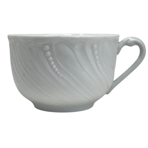 SKU# R400-OCE00001 - Ocean White Breakfast Cup - Shape Ocean - Size: 10oz