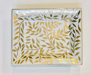 SKU# C221-DIV20583 - Olivier Gold Vide Poche - Forma Deco - Tamaño: 6.3" x 7.9"