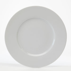 SKU# B320-REC00001 - Recamier White Presentation Plate - Shape Recamier - Size: 12.6"