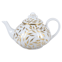 Cargar imagen en el visor de la galería, SKU# S120-NYM20583 - Tetera Olivier Gold - Forma Nymphea - Tamaño: 30oz
