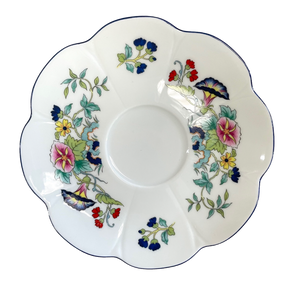 SKU# T200-NYM20805 - Platillo de té Paradis Bleu - Forma Nymphea