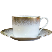 Lade das Bild in den Galerie-Viewer, SKU# R300-REC20206Y - Yellow Fire Teetasse - Form Récamiere - Größe: 6,75 oz
