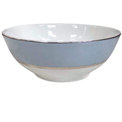 SKU# V230-REC20828 - Mak Grey Platinum Salatschüssel - Form Recamier