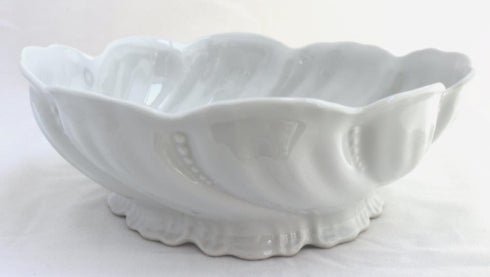 SKU# V275-OCE00001 - Große, weiße Salatschüssel in Ozean-Optik - Form Ozean - Größe: 11