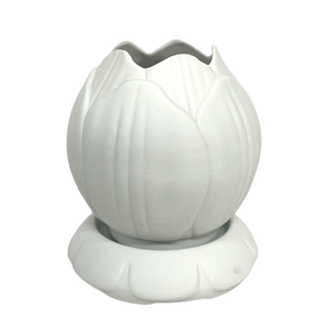 SKU# X122-DIV00001 - Nymphea Unglazed Votivie - Shape Votive