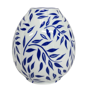 SKU# XV18-DIV20826 - Olivier Bleu Hohe Nymphea Vase - Klein - Formvase - Größe: 3,5"