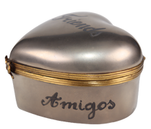 Cargar imagen en el visor de la galería, SKU# 16013- Corazón *Amigos* Plata
